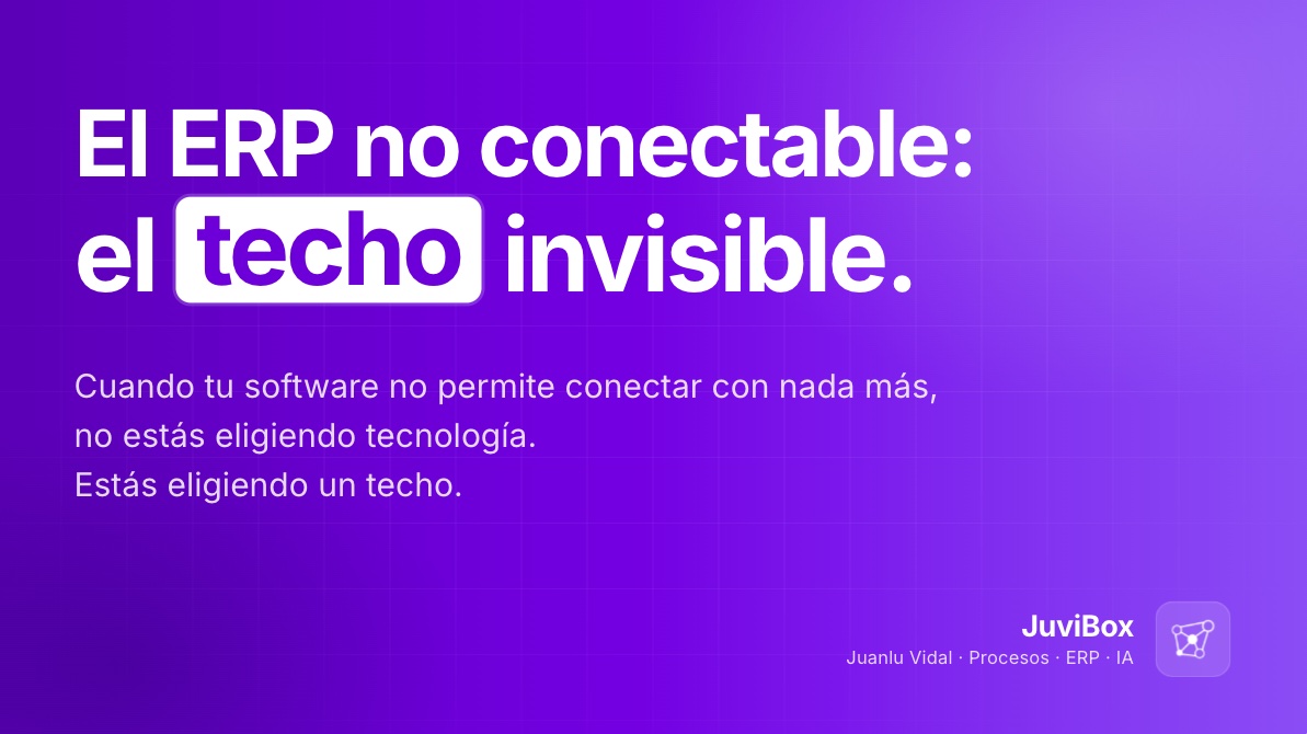 #23 El ERP no conectable: el límite invisible de tu empresa