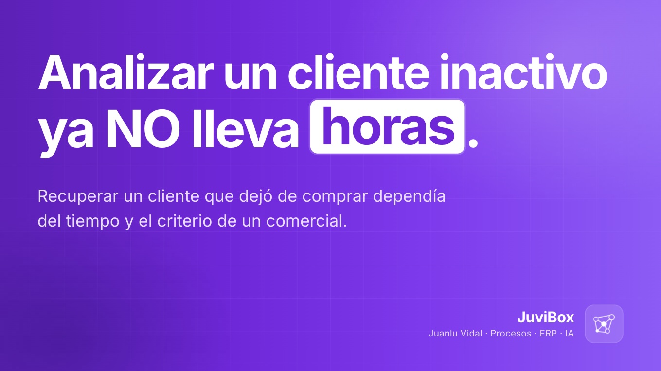 #29 Analizar un cliente inactivo ya no lleva horas, lleva minutos